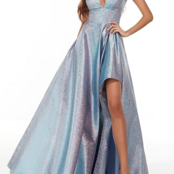 Damen Abendkleid mit Schlitz Norvielle
