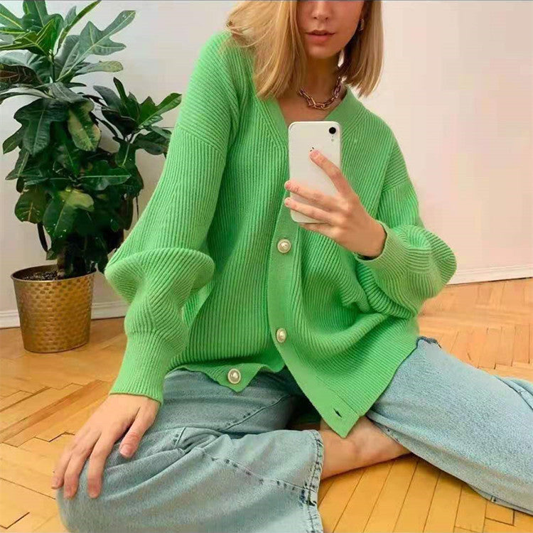 Damen oversized Strickjacke Norvielle