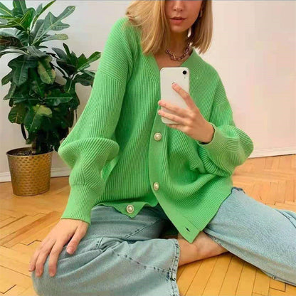 Damen oversized Strickjacke Norvielle