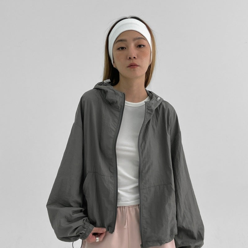 Damen Outdoor-Windjacke Leicht Verstellbar Norvielle