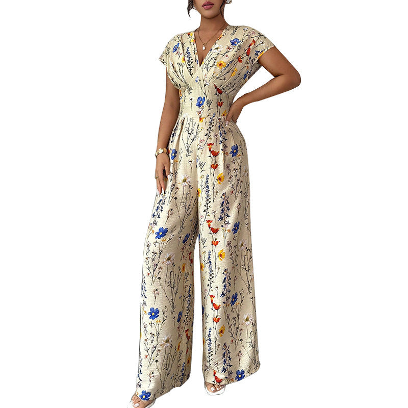 Damen Maxikleid Floralmuster Norvielle