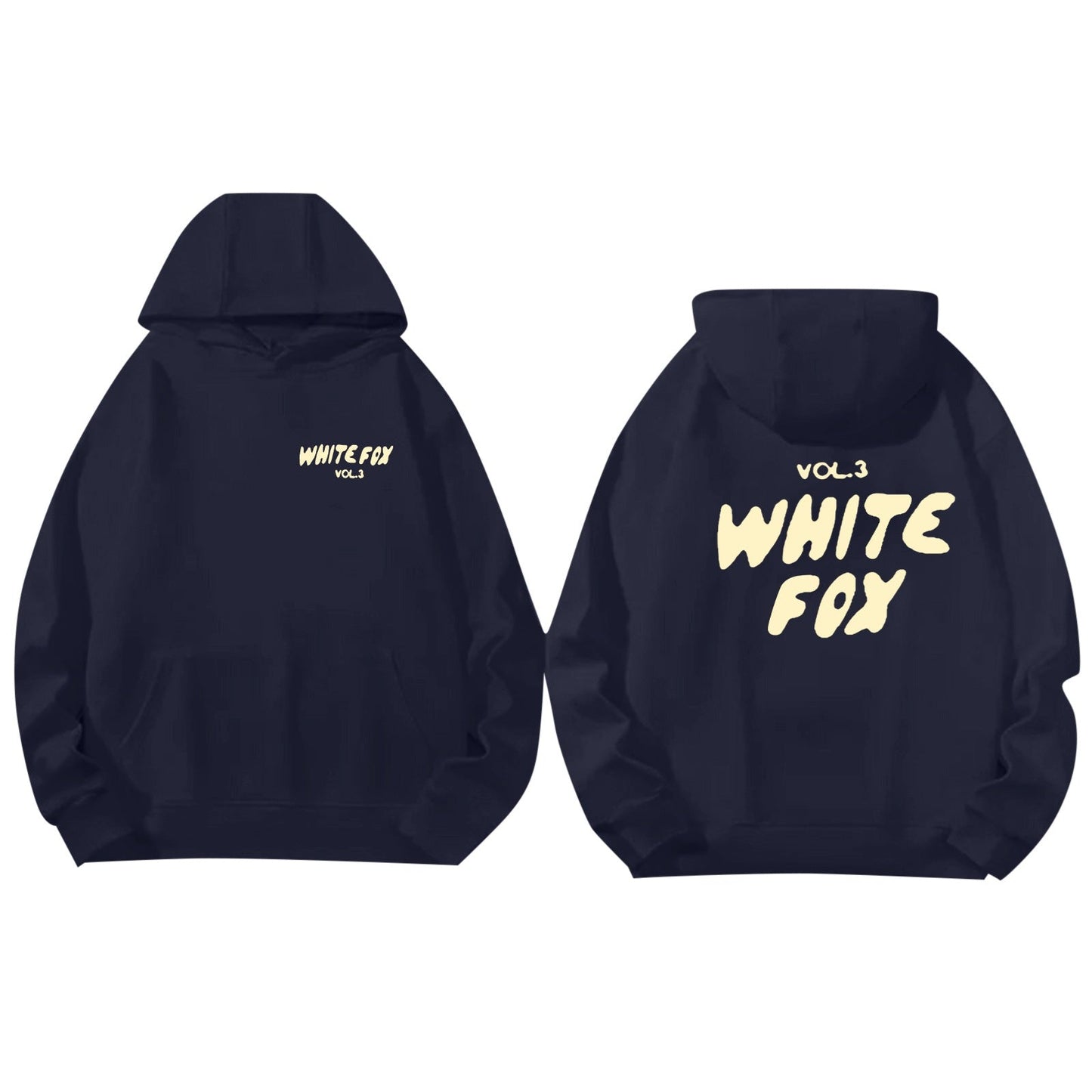 Herren Kapuzenpullover Streetwear Lässig Weiß