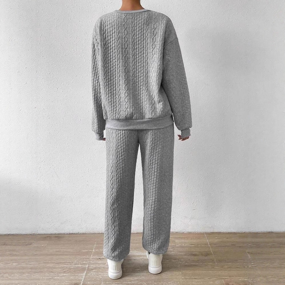 Damen Strickset Lockerer Schnitt Kuschelig Norvielle