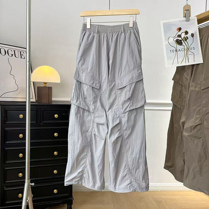 Damen Cargo-Hose Elastischer Bund Praktische Taschen Norvielle