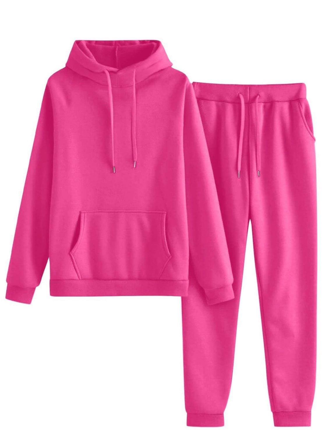 Damen Hoodie Jogginghose Set Lässig Mit Taschen Norvielle
