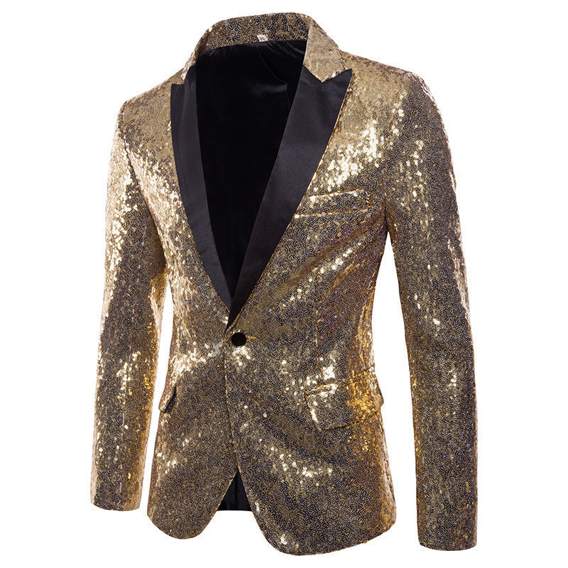 Herren Formalblazer Pailletten Norvielle