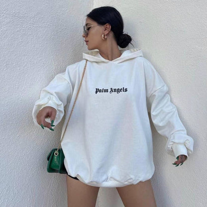 Damen Oversized Hoodie Kängurutasche Norvielle