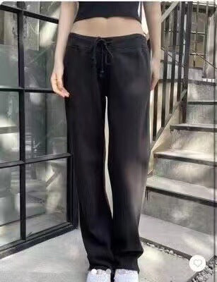 Damen Loungehose Verstellbarer Bund Bequem