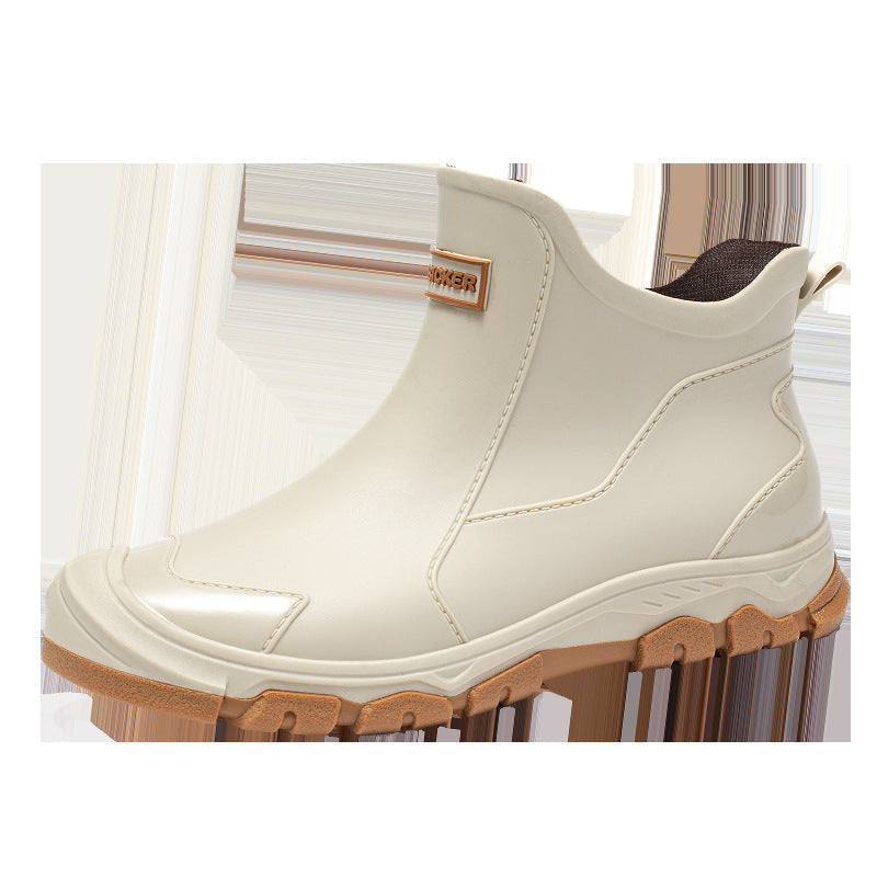 Herren Gummistiefel Rutschfest Flexibler Einstieg