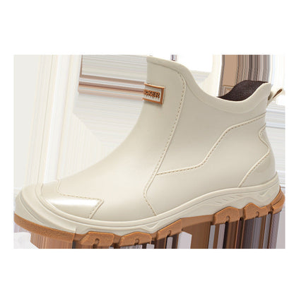 Herren Gummistiefel Rutschfest Flexibler Einstieg