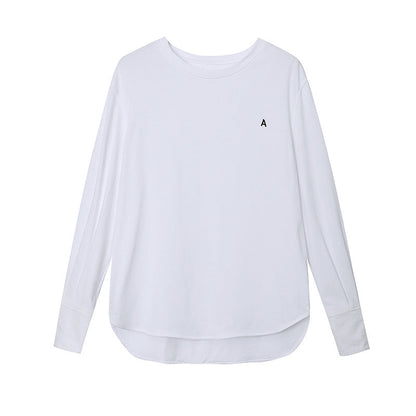 Damen Langarmshirt Elegantes Design Weite Manschetten Norvielle