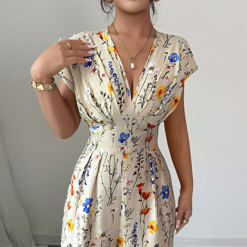 Damen Maxikleid Floralmuster Norvielle