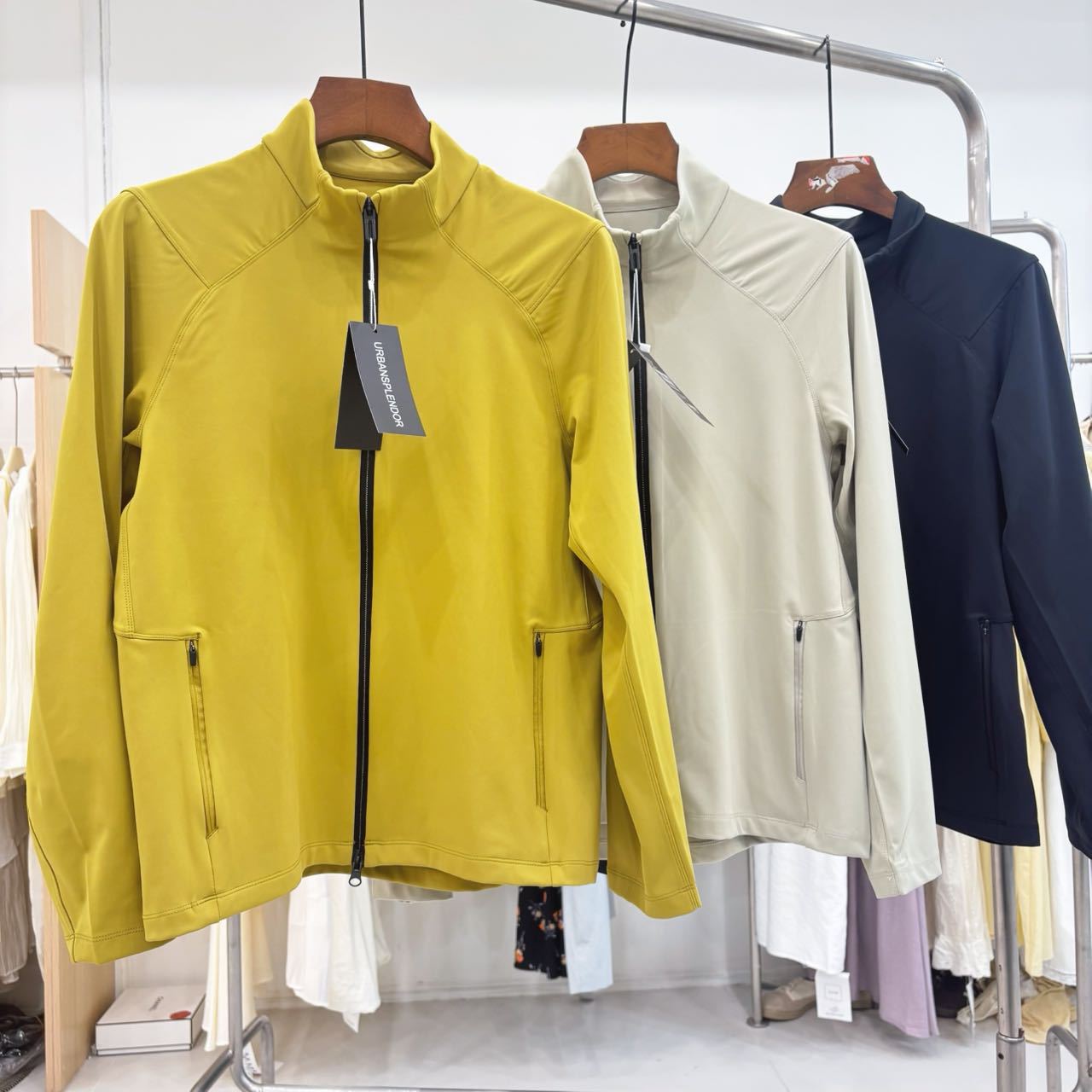 Damen Funktionsjacke Hochkragen Reißverschluss Norvielle - Norvielle