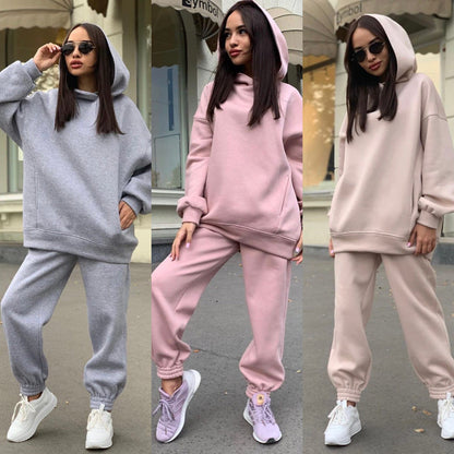 Damen Kapuzenpullover Jogginghose Set Norvielle - Norvielle