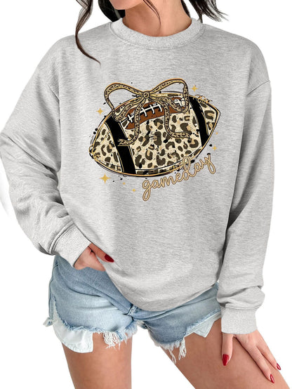 Damen Sweatshirt Sportmotiv Lässig Norvielle