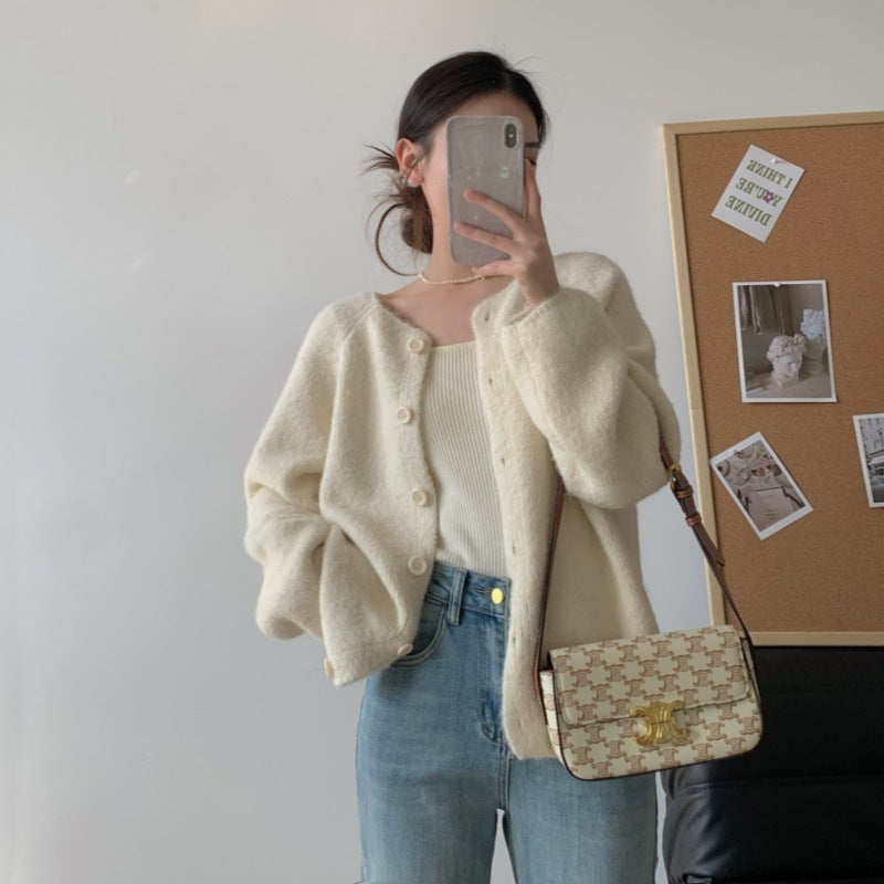 Damen Strickcardigan Kuschelig Weit Norvielle