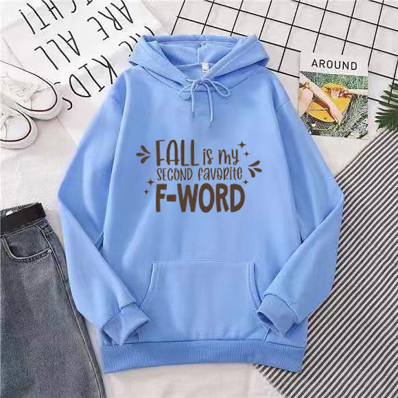 Damen Kapuzenpullover Lässiger Schnitt Mit Spruch