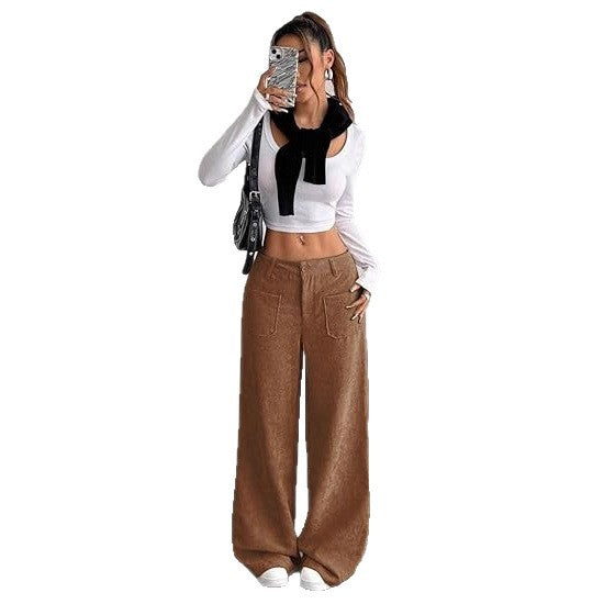 Damen Cordhose Weit Norvielle