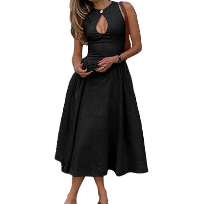 Damen Maxikleid Voluminöser Rock