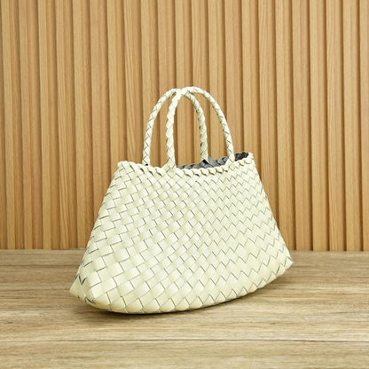 Vera Damenhandtasche Leder Doppelhenkeln Groß