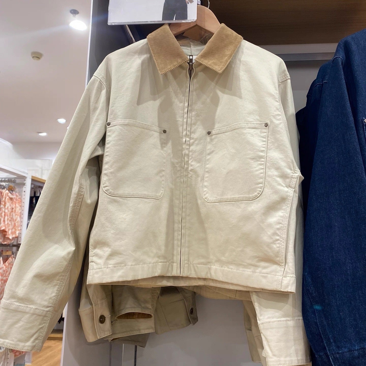 Damen Arbeitsjacke Trend Norvielle Baumwolle