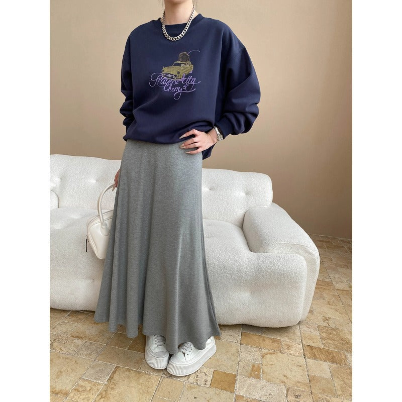 Damen Oversized Jeansjacke Moderner Schnitt