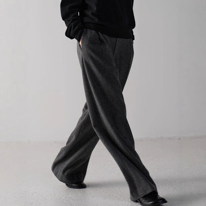 Damenweite Stoffhose Norvielle Elegantes Design