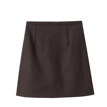 Damen Minirock Kunstleder Nahtlos