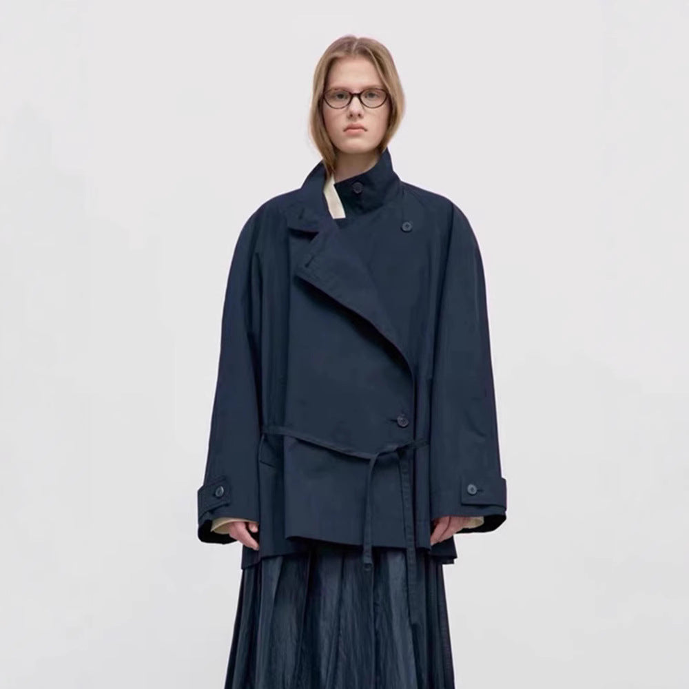 Damen Übergangsjacke Asymmetrischer Schnitt Norvielle