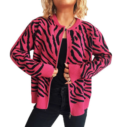 Damen Cardigan Tierdruck Norvielle