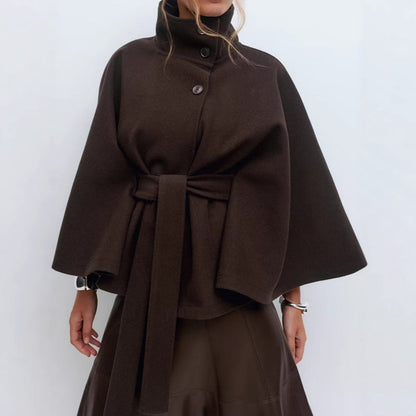 Damen Übergangsjacke Weites Modell Elegante Taillierung