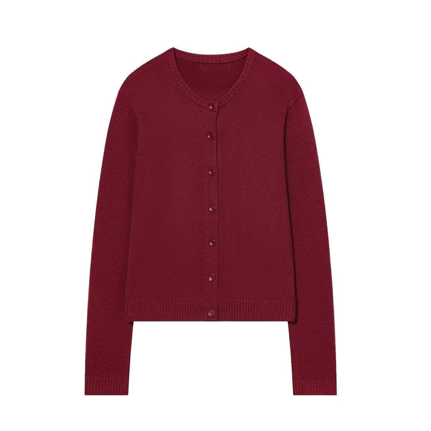 Damen Klassische Strickjacke Knopfverschluss Norvielle