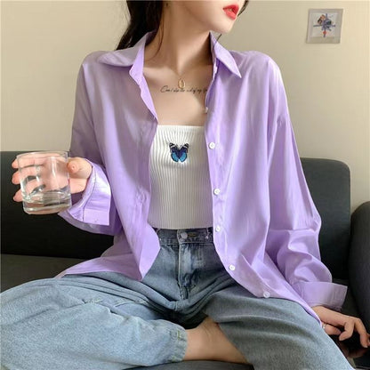 Damen Bluse Locker Geschnitten Norvielle
