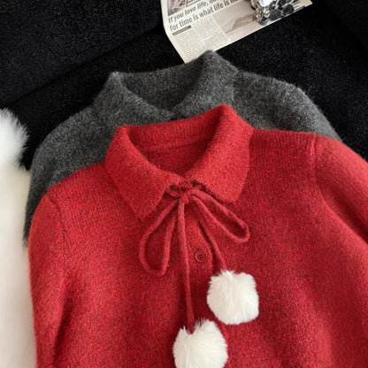 Damen Strickjacke Großkragen Norvielle