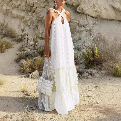 Damen Maxikleid Norvielle