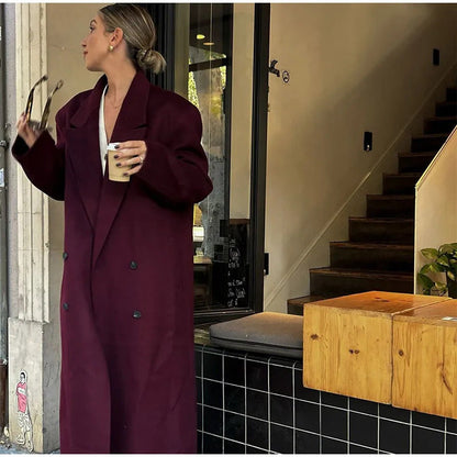 Damen Oversized Mantel Großformat Norvielle