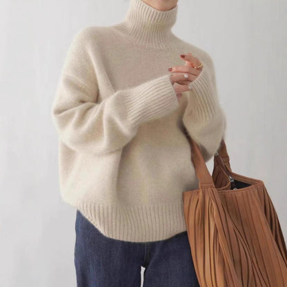 Damen Rollkragenpullover aus Wolle Norvielle - Norvielle