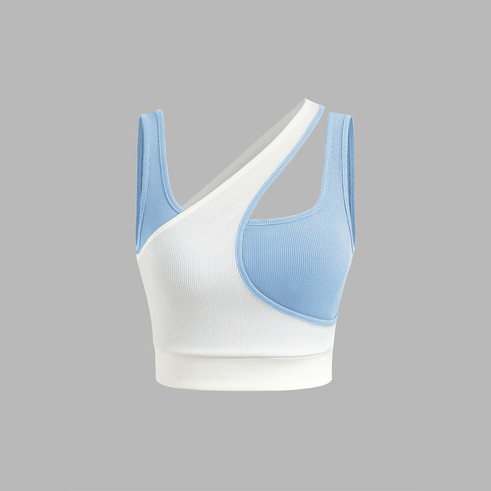 Damen Sport-Bustier Asymmetrisch Verstellbare Träger Norvielle - Norvielle