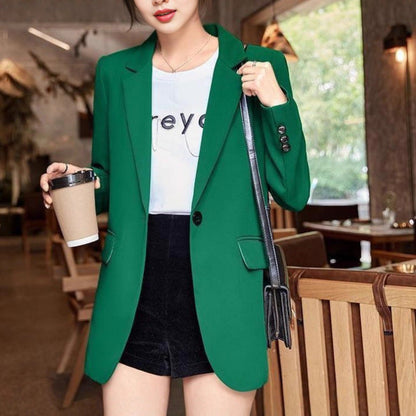 Damen Blazer Moderner Schnitt Hochrevers Norvielle