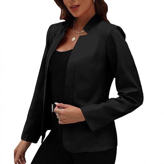 Damen Blazer Moderner Schnitt Dezente Knöpfe