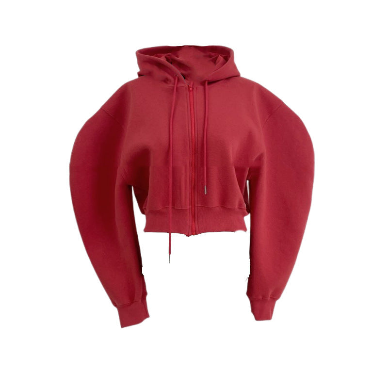 Damen Hoodie Lässig Voluminöse Ärmel Norvielle