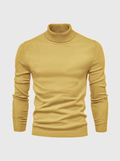 Herren Rollkragenpullover Kurz Waschbar