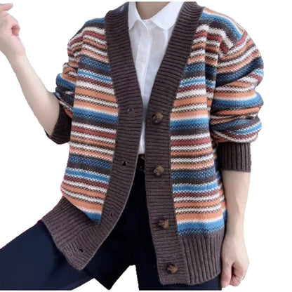 Damen Strickjacke Streifendesign Norvielle