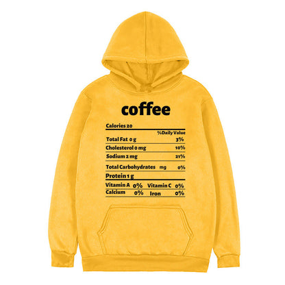 Damen Kapuzenpullover Nährwertdesign Norvielle