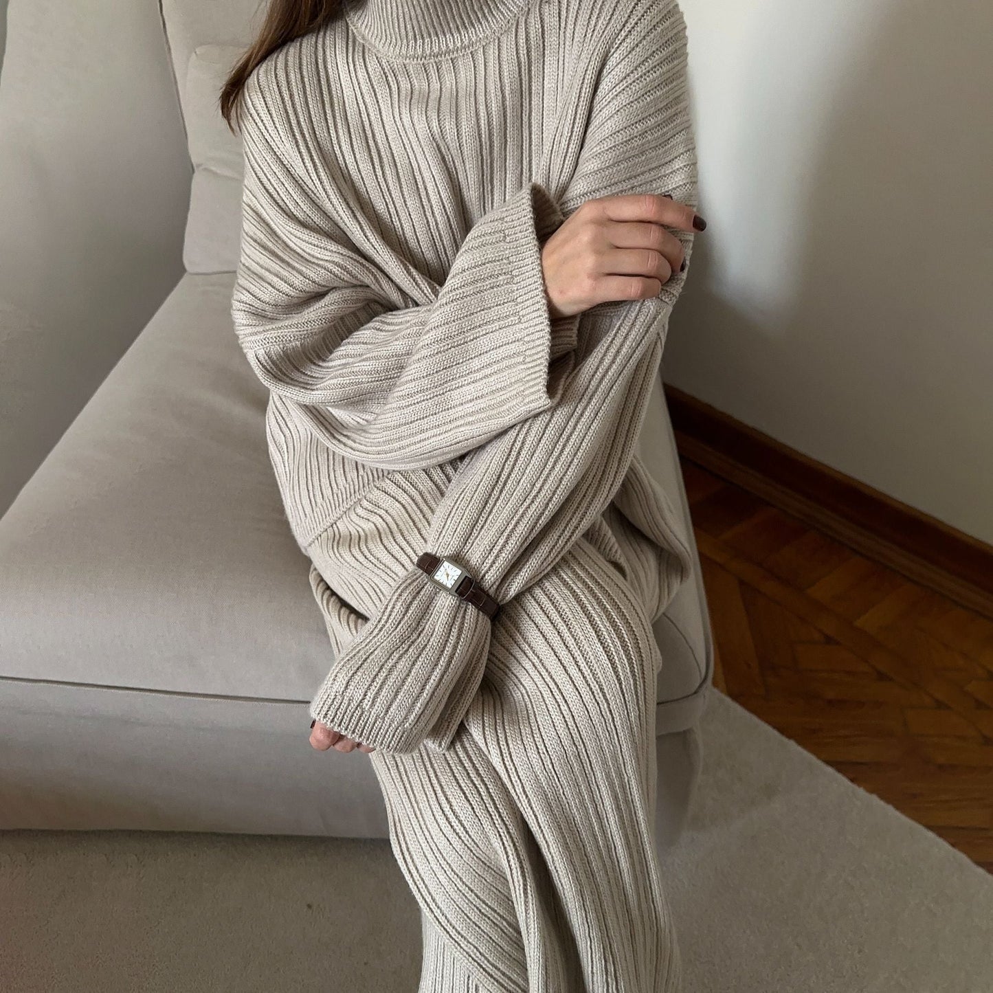 Damen Strickanzug Norvielle Bequem