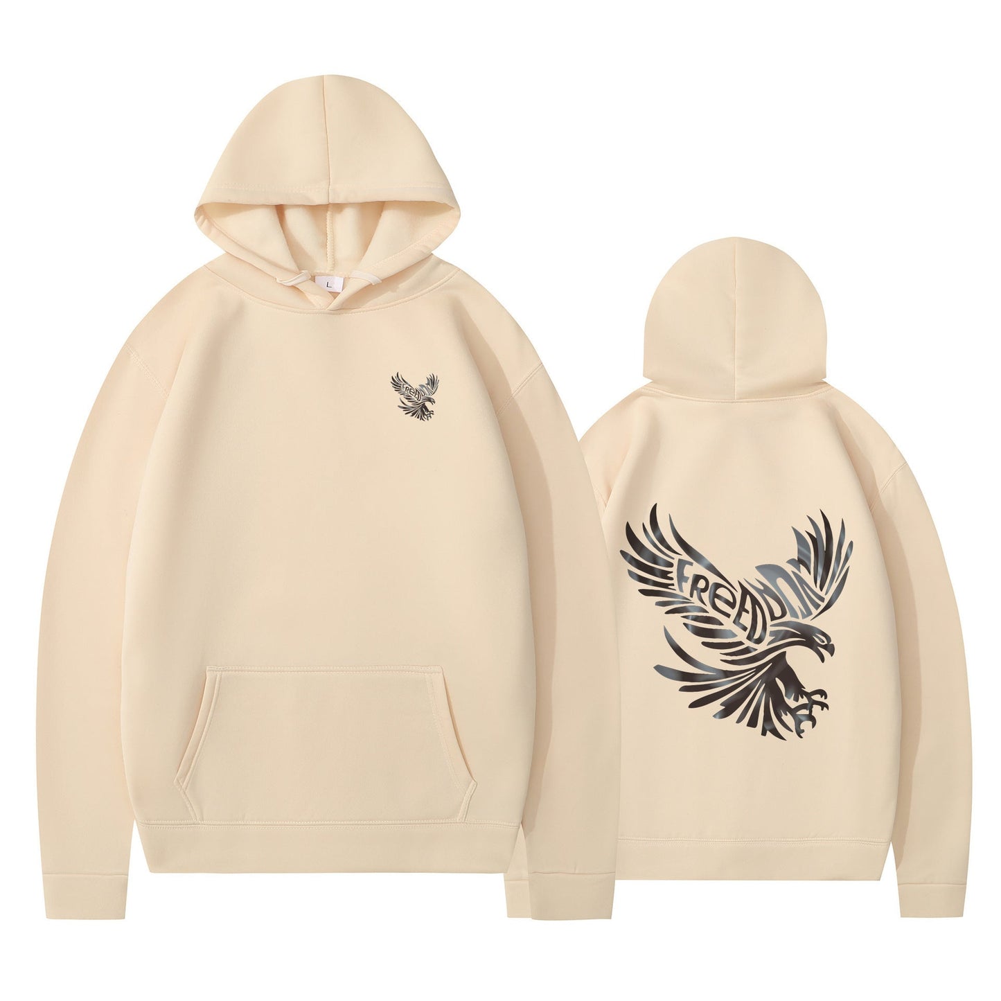 Damen Kapuzenpullover Adlerdesign Weich Norvielle