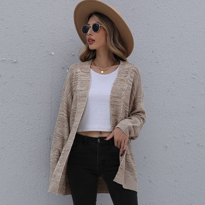 Damen Cardigan Lässiger Schnitt Strukturstrick Norvielle - Norvielle