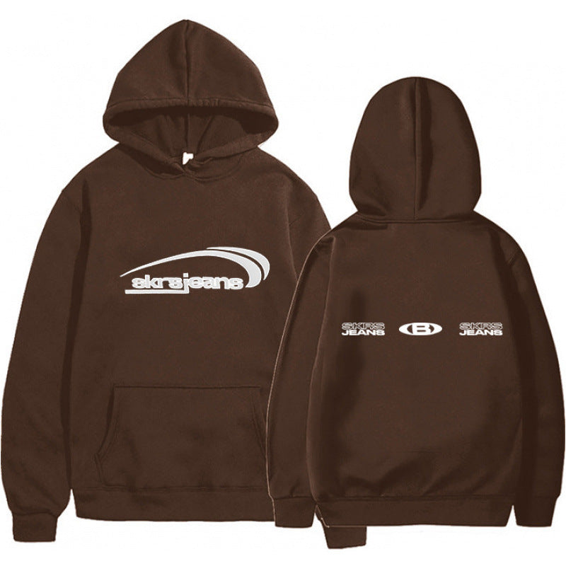 Damen Kapuzensweater Modernes Logo-Design Kängurutaschen Norvielle