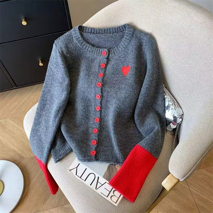 Damen Strickjacke Baumwollmischung Kuschelweich Modern Norvielle