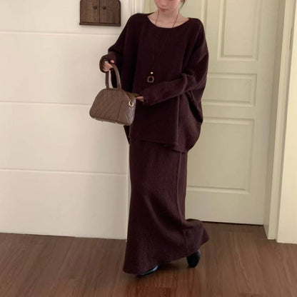 Damen Oversized Strickpullover Weich Norvielle